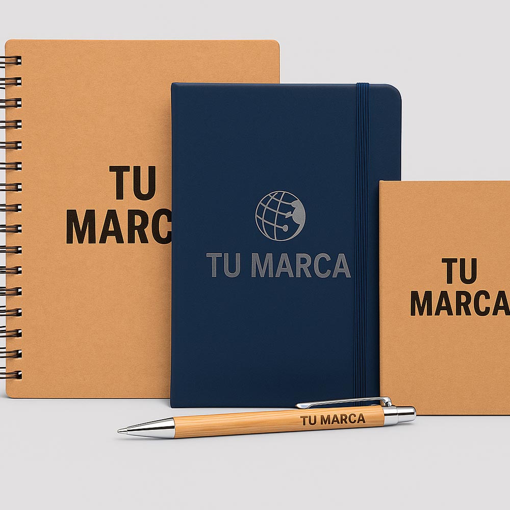 Agendas, lapiceros y libretas personalizadas